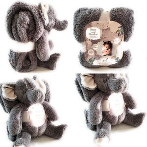 Kids Elephant Bear X Blankets| Baby Gift Set